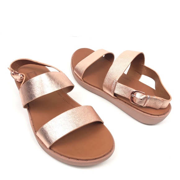 fitflop barra rose gold